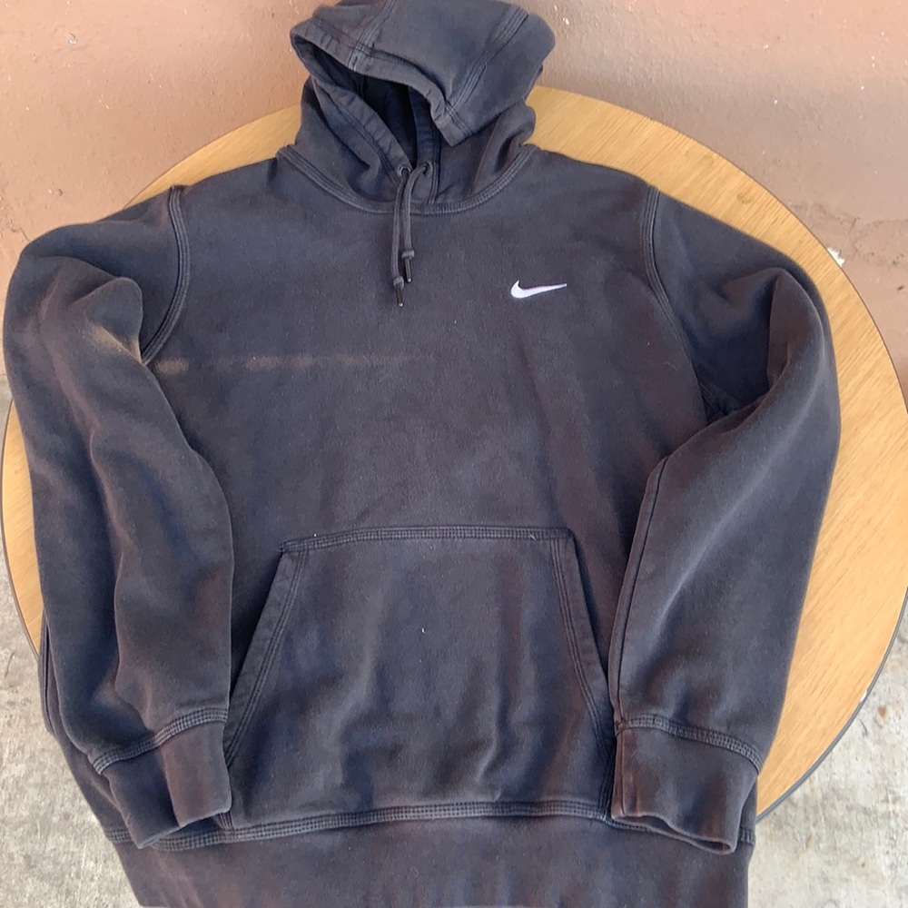 Classic Nike Side Swoosh hoodie Black Size.Large
